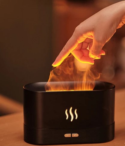 Umidificador de Ar Eletrônico Com Aromatizador Modelo Flame