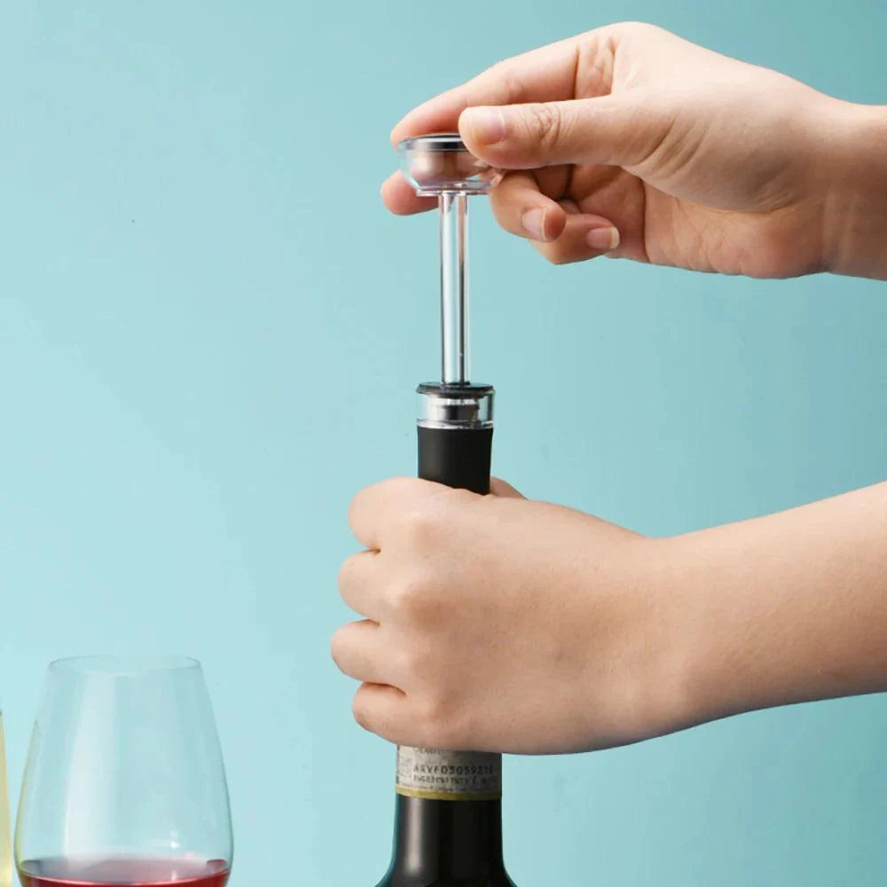 Abridor de Vinho Elétrico Com Kit Houss