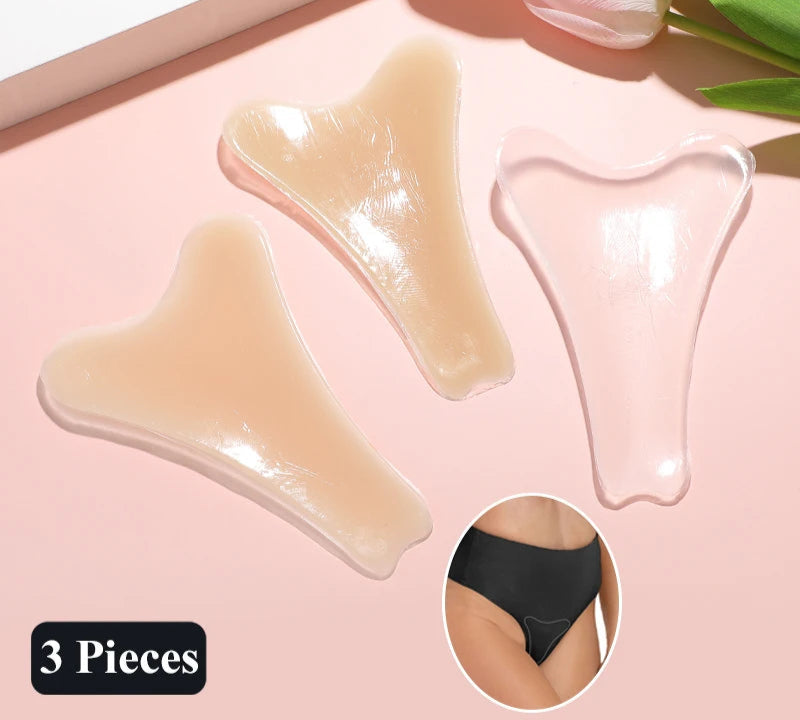 3 Unidades Corretor Íntimo Feminino Sex Slap em Silicone Adesivo