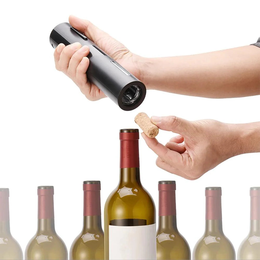 Abridor de Vinho Elétrico Com Kit Houss