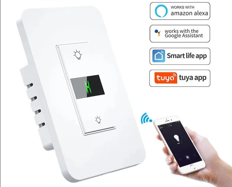 Dimmer Inteligente Com Controle Por Voz Siri, Alexa e Google Home