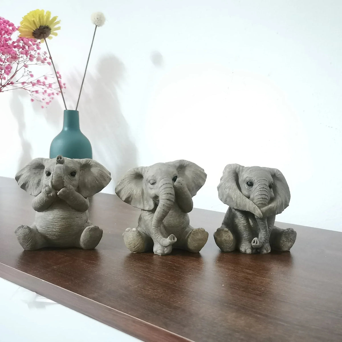 Elefante Bebê da Sorte Para Decoração