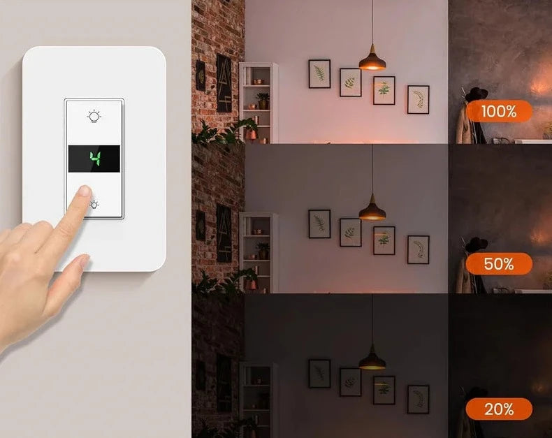 Dimmer Inteligente Com Controle Por Voz Siri, Alexa e Google Home