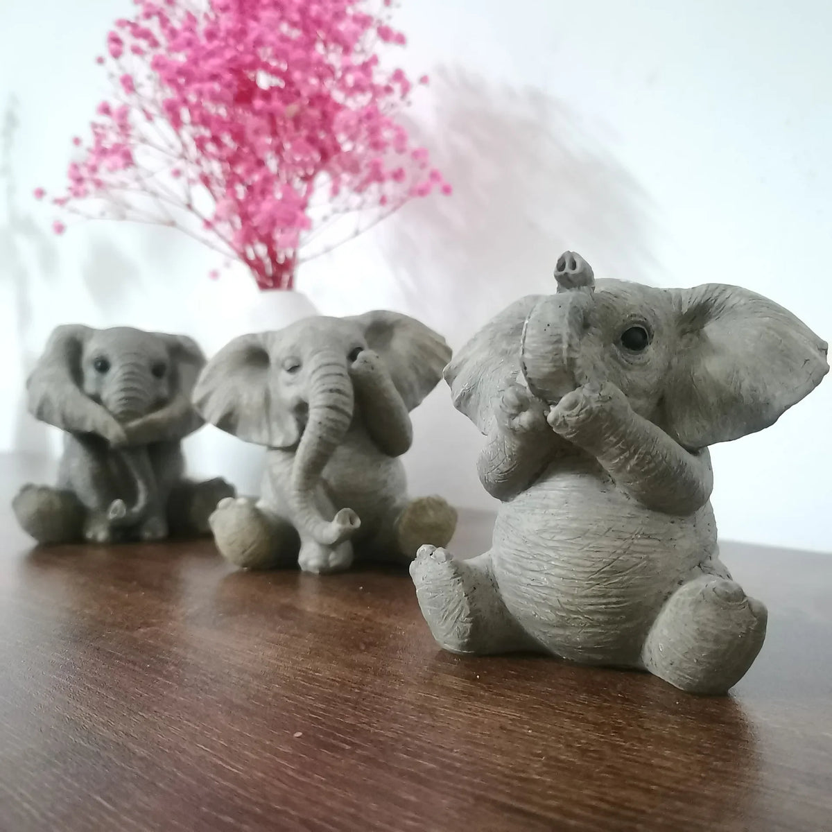 Elefante Bebê da Sorte Para Decoração
