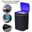 Lixeira Inteligente 16l Com Abertura Automática