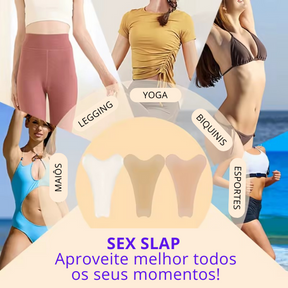 3 Unidades Corretor Íntimo Feminino Sex Slap em Silicone Adesivo