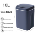 Lixeira Inteligente 16l Com Abertura Automática