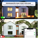 Lâmpada LED Inteligente Bivolt RGB Controle Por APP Smart Life ou Tuya / Alexa e Google Home