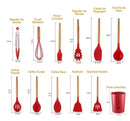 Kit 12 Peças Utensílios de Cozinha Houss
