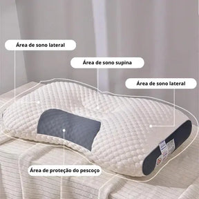 Travesseiro Ortopédico Confort Plus Sono Tranquilo e Proteção Cervical