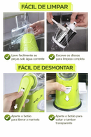 Fatiador Turbo Slice 3 em 1 - Uso Manual Giratório Multiuso