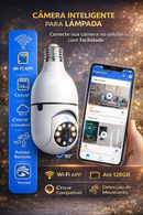 Câmera Segurança Wi-Fi 360° Visão Noturna FullHD