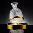 Decanter de Vinho Recipiente de Vidro Cristal Houss