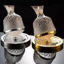 Decanter de Vinho Recipiente de Vidro Cristal Houss