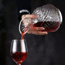 Decanter de Vinho Recipiente de Vidro Cristal Houss