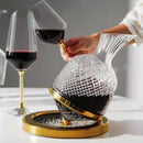 Decanter de Vinho Recipiente de Vidro Cristal Houss