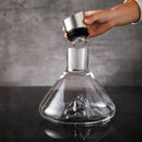 Decanter de Vinho Vidro Detalhe Iceberg Aerador Houss