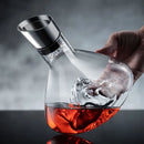 Decanter de Vinho Vidro Detalhe Iceberg Aerador Houss