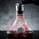 Decanter de Vinho Vidro Detalhe Iceberg Aerador Houss
