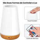 Luminária de Mesa RGB e Abajur Candle