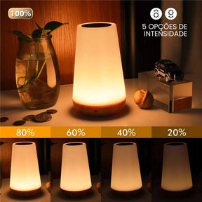 Luminária de Mesa RGB e Abajur Candle