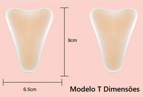 3 Unidades Corretor Íntimo Feminino Sex Slap em Silicone Adesivo