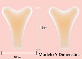 3 Unidades Corretor Íntimo Feminino Sex Slap em Silicone Adesivo