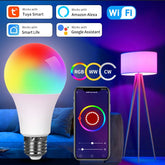 Lâmpada LED Inteligente Bivolt RGB Controle Por APP Smart Life ou Tuya / Alexa e Google Home