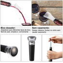 Abridor de Vinho Elétrico Com Kit Houss