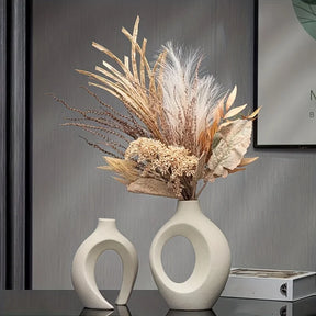 Conjunto de Vasos de Cerâmica Nórdico Para Decoração