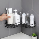 Kit Ventosa Acrílico e Suporte Em Metal Para Shampoo