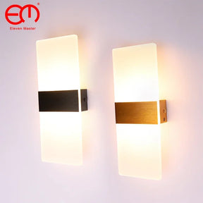 Luminária de Parede Em Led 110V/220V - Luz Leve Para Ambiente de Aconchego