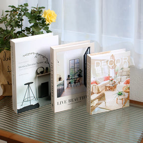 3 Unidades Livros Falsos Para Decoração de Ambiente