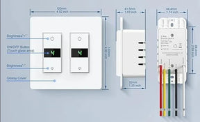 Dimmer Inteligente Com Controle Por Voz Siri, Alexa e Google Home