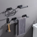 Kit 4 Peças Para Banheiro ou Cozinha Em Aço Inoxidável