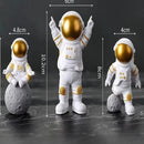 Kit Com 4 Astronautas Para Decoração De Ambientes