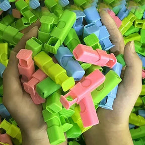 Kit com 12 clips/grampos para fechamento fácil de selagem de produtos
