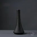 Vaso Decorativo Preto Cerâmica e Porcelana Para Interiores Houss