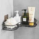 Kit Ventosa Acrílico e Suporte Em Metal Para Shampoo
