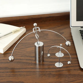 Pêndulo de Newton de Metal/Plástico Para Decoração