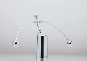 Pêndulo de Newton de Metal/Plástico Para Decoração
