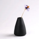 Vaso Decorativo Preto Cerâmica e Porcelana Para Interiores Houss