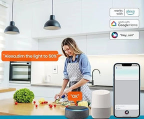 Dimmer Inteligente Com Controle Por Voz Siri, Alexa e Google Home