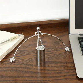 Pêndulo de Newton de Metal/Plástico Para Decoração