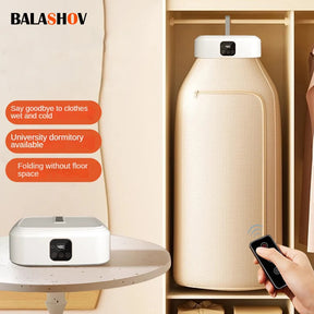 Secadora de Roupas Portátil 220V Com Controle Remoto
