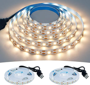 Fita LED Iluminação e Decoração Com Adesivo Dupla Face USB - Ideal Para TV´s
