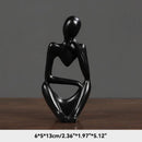 Estátua O Pensador Abstrato Houss