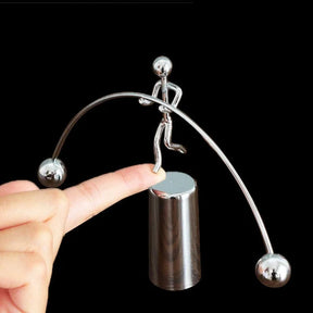 Pêndulo de Newton de Metal/Plástico Para Decoração
