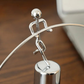 Pêndulo de Newton de Metal/Plástico Para Decoração