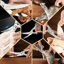 Tesoura Forte de Cozinha Inox Houss